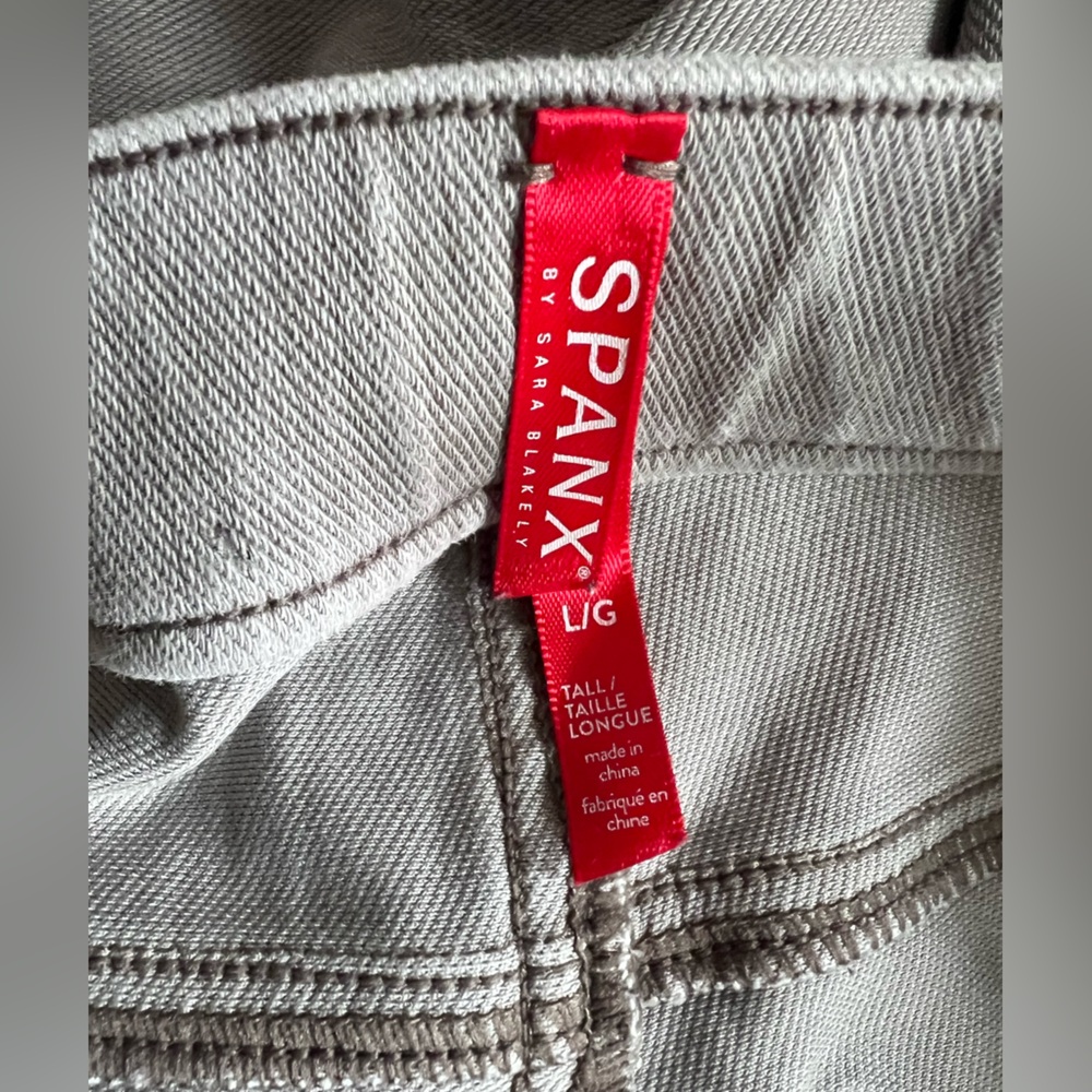 Spanx Skinny Jean-ish Ankle Leggings Gray Pull On Slimming Size L - Picture 5 of 5